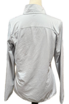 Nike Golf Women's Light Gray Zip Mock Pullover Size L - 0