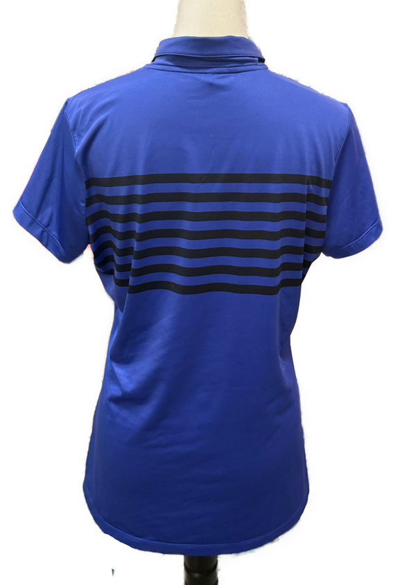 Nike Golf Women's Striped Golf Polo Size L