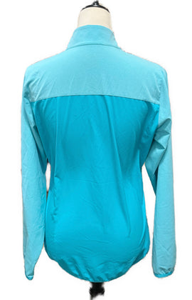 Adidas Women's Teal Quarter Zip WIndbreaker Size M - 0