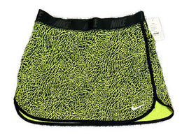 Nike Golf Black & Neon Yellow Print Skort Size S