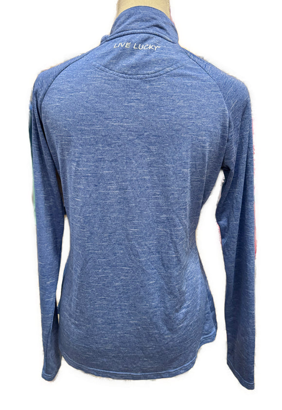Black Clover Women's Heather Zip Pullover Size M MSP$85