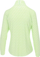 New Under Armour Women's Lime Print Playoff Golf Pullover MSP$85-2