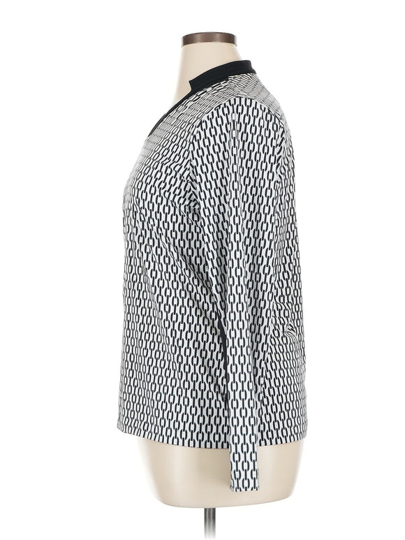 Tail Women's White & Black Link Long Sleeve Golf Top Size XL MSP$100