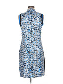 Tail Blue, White & Black Print Sleeveless Golf Dress M MSP$100-2