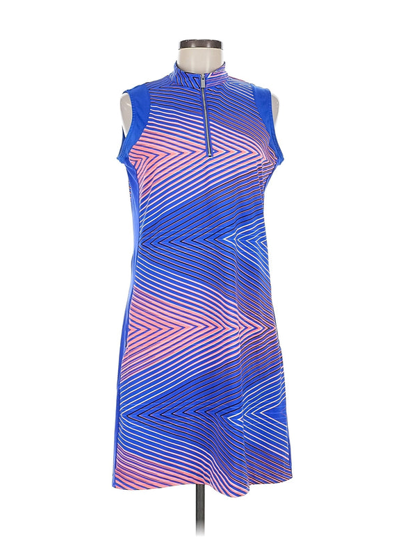 Tail Purple Geormetric Print Sleeveless Golf Dress Size M MSP$98