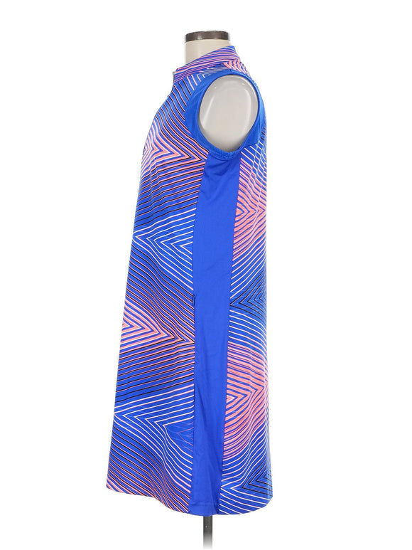 Tail Purple Geormetric Print Sleeveless Golf Dress Size M MSP$98