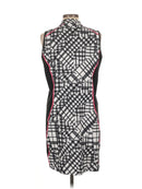Tail Black & White Patchwork Print Sleeveless Golf Dress Size L MSP$100-2