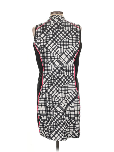 Tail Black & White Patchwork Print Sleeveless Golf Dress Size L MSP$100 - 0