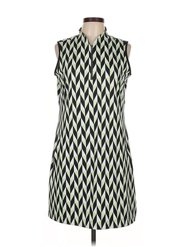 Tail Activewear Green, White & Black Geo Print Golf Dress Size L MSp$105