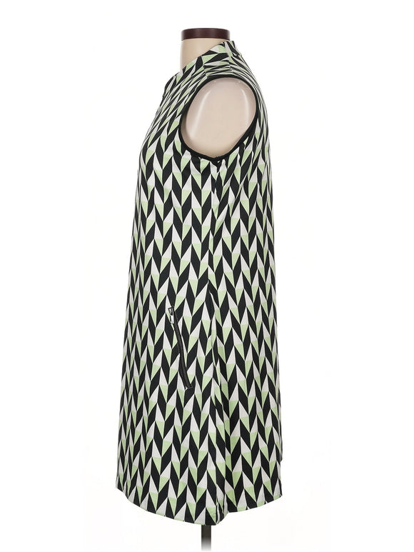 Tail Activewear Green, White & Black Geo Print Golf Dress Size L MSp$105