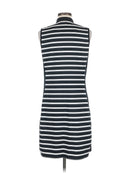 Tail Activewear Black & White Striped Sleeveless Golf Dress Size M-2