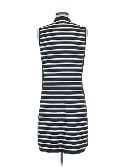 Tail Activewear Black & White Striped Sleeveless Golf Dress Size M - 0