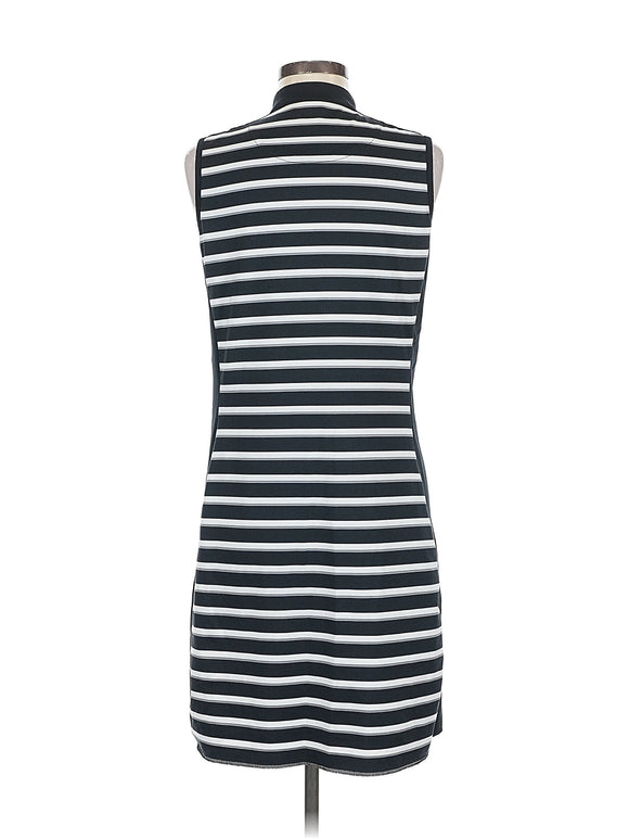 Tail Activewear Black & White Striped Sleeveless Golf Dress Size M