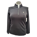 Zero Restriction Women's Black Pullover w/ Logo Size L MSP$180-1