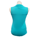 Tribal Sport Teal & Navy Sleeveless Top Size M MSP $87-2