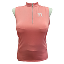 Tail Peach Sleeveless 1/4 Zip Golf Top w/ Logo Size L MSP $88-1