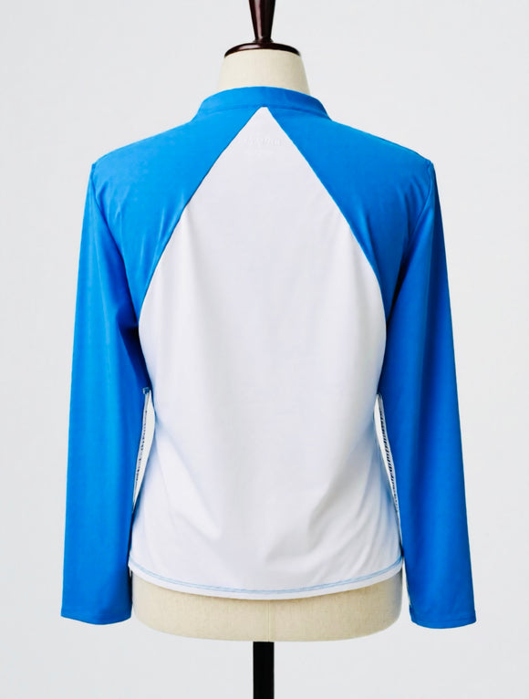 New Kinona Blue Backswing Beauty Longsleeve Golf Top Size L MSP$134