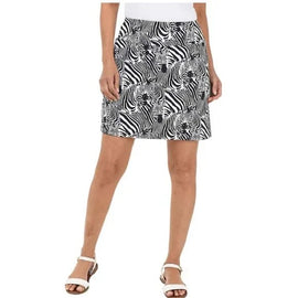 G Lifestyle Zebra Print Pull-on Golf Skort Size M MSP$92