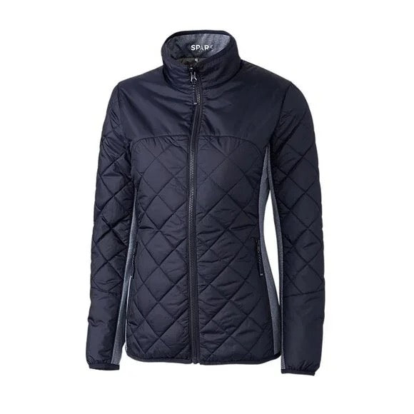 Cutter & Buck Women's Sandpoint Navy Hybrid Jacket Size L MSP$135