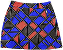 Tail Activewear 17” Black Coral & Blue Geo Print Golf Skort Size S MSP$100-1
