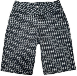 New Tail Activewear Women's Black Geo Golf Shorts Size 6 MSP$75