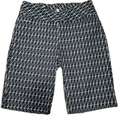 New Tail Activewear Women's Black Geo Golf Shorts Size 6 MSP$75