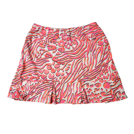 Tail Hot Pink & Neon Orange Animal Print Skort Size M