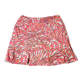Tail Hot Pink & Neon Orange Animal Print Skort Size M - 0