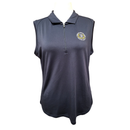 Cutter & Buck Women's Navy Sleeveless Golf Polo w/ Logo Size XL-1
