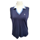 Ralph Lauren Polo Golf Navy Sleeveless Golf Polo Size XL MSP$100-1