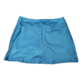 Nike Golf Turquoise Check Print Size M - 0