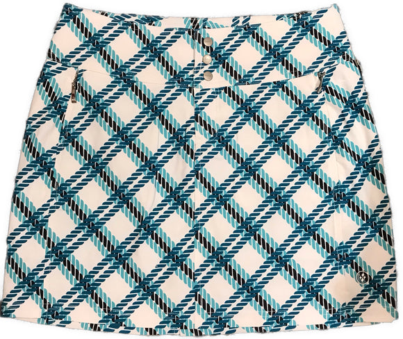 New Women's Jofit 15.5" Signature Golf Skort Clearwater Rope Print MSP$98