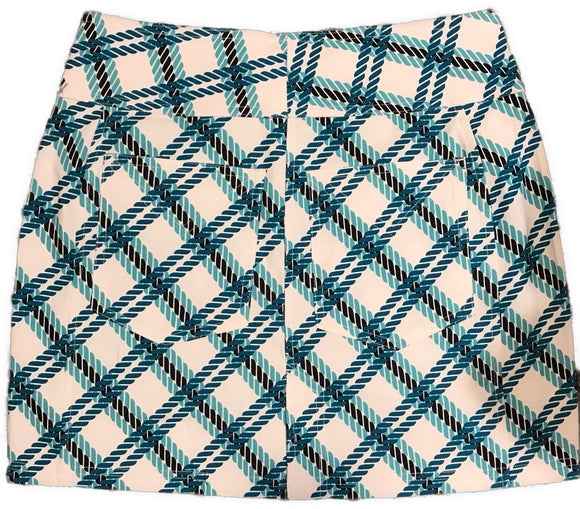 New Women's Jofit 15.5" Signature Golf Skort Clearwater Rope Print MSP$98