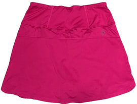 New Women's Puma PWRMESH 15" Golf Skort Dark Pink Size S MSP$70 - 0