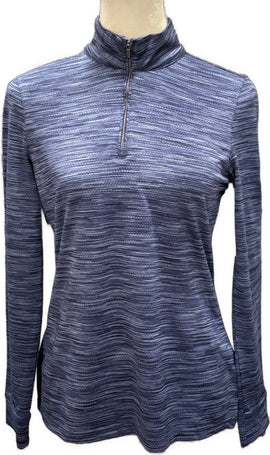 Greg Norman Women's Navy Heather SolarXP Pullover Size S MSP$89