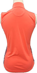 Greg Norman Coral & Paisley Print Sleeveless Golf Top Size S MSP$79-2