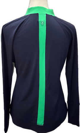 Jofit Women's Navy w/Green Posh Full-Zip Jacket Size S MSP$100 - 0