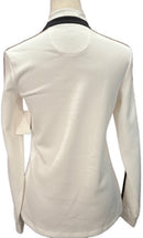 Greg Norman Women's Ivory Black & Gold Golf Pullover Size S-2