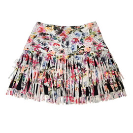 GGBlue Floral Print Fringe Golf Skort Size M MSP$90