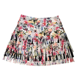GGBlue Floral Print Fringe Golf Skort Size M MSP$90 - 0