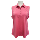 Dunning Golf Women's Rose Sleeveless Golf Polo Size XL-1