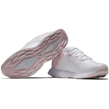 New Women's Footjoy ProLite Golf Shoes White/Pink Size 9.5 MSP$100 - 0