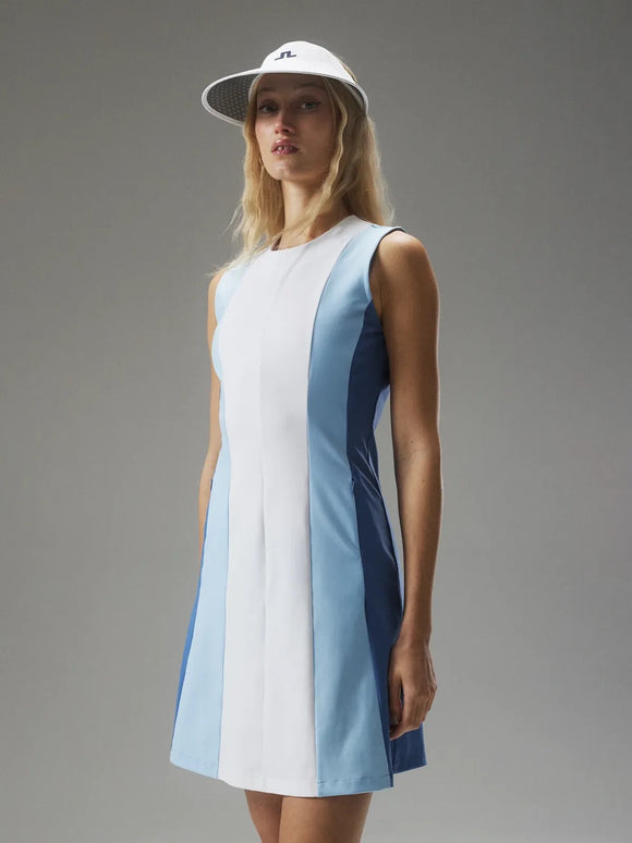 New J.Lindeberg Jasmin Golf Dress Airy Blue Size XL MSP$175