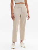 New Athleta Tan Endless High Rise Straight Ankle Pant Size 12 Tall  MSP$109-1