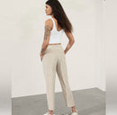 New Athleta Tan Endless High Rise Straight Ankle Pant Size 12 Tall  MSP$109-3