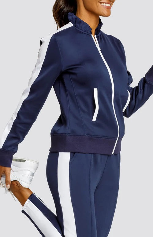 New Tail Activewear Women's Navy Poppi Jacket MSP$84