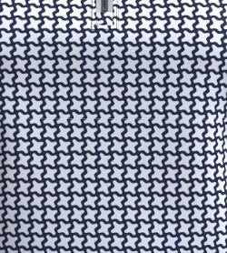 GGBlue Elina Ice Sleeveless - Navy Houndstooth Size L MSP$84