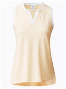 Daily Sports Women's Yellow Sleeveless Massy Golf Top Size L-1