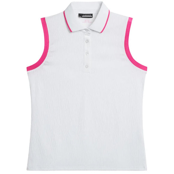 New J.Lindeberg Lila Sleeveless Golf Top Size L MSP$95