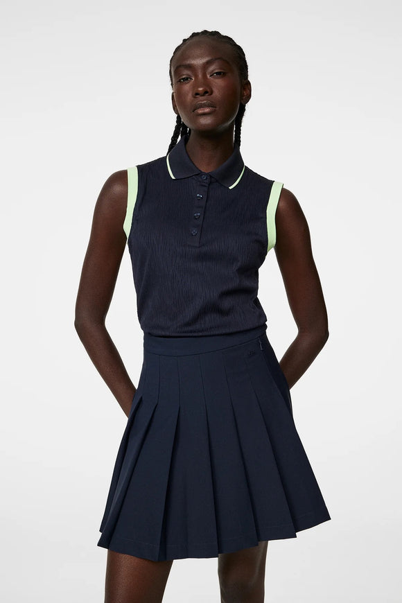 New J.Lindeberg Lila Sleeveless Golf Top Size L MSP$95